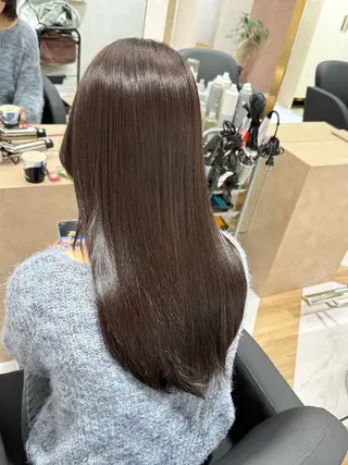ロング カラー 透明感カラー／ natsukiのヘアスタイル