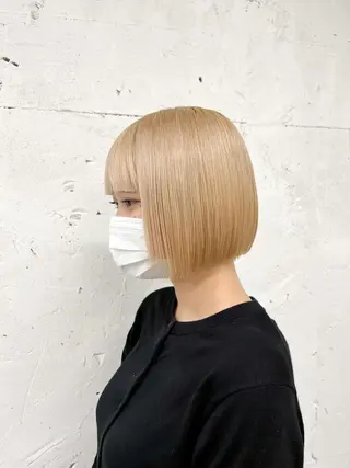 ショート カラー Noele hair atelier(ノエルヘアアトリエ)所属・北上ゆい/個性派/ ナチュラルアレンジのヘアスタイル