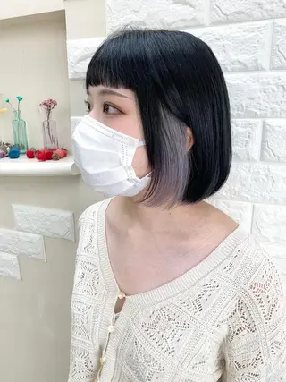 ショート カラー ビューティー　クララ所属・🌈miu miu hair✂️💕のヘアスタイル