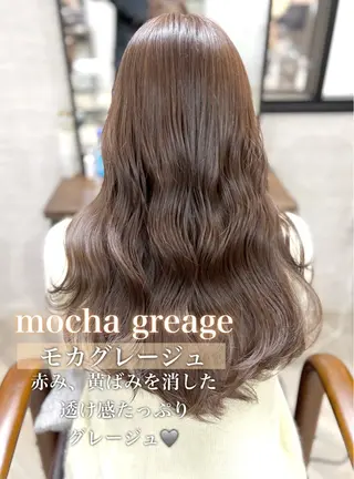 ロング カラー ヘアアレンジ 顔まわり職人🇰🇷 韓国ヘア/KAITOのヘアスタイル