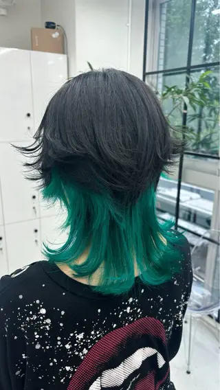 ミディアム カラー 🐶ひかる🐶 JILLSTUDIOのヘアスタイル