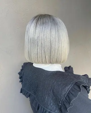 ショート カラー 🦉静かに過ごしたい 方、個室席🦉タナカのヘアスタイル