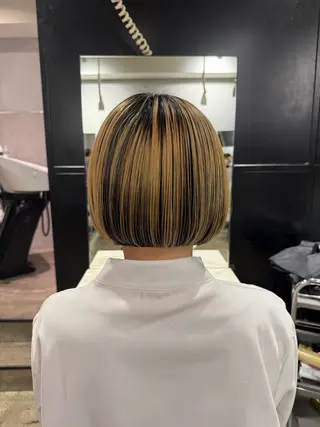 ミディアム 松野 和志のヘアスタイル