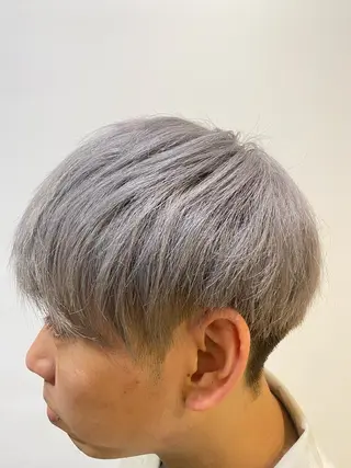 ショート 三ノ宮フェザーパーマ 蕃本 啓利のヘアスタイル