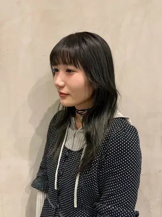 セミロング HAIR ICI 山崎友裕のヘアスタイル