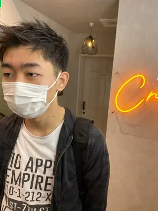 ショート ヘアアレンジ メンズ XENA表参道 MIKUのヘアスタイル