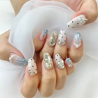 ミディアム nail jaol池袋店所属・ネイルJaol 池袋のネイルデザイン