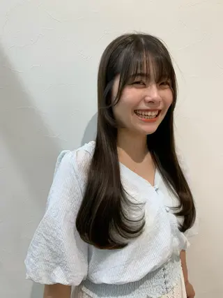 ロング 髪質改善×艶カラー Haruのヘアスタイル