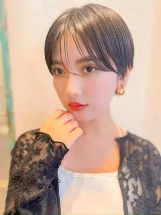 ショート カラー ショートヘア特化 似合せが得意🤩のヘアスタイル