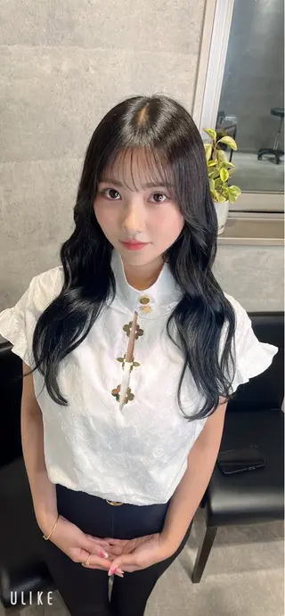 ロング カラー ダブルカラー 新宿のヘアスタイル