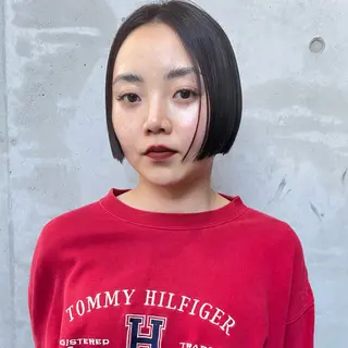 ショート カラー ホリケ アオイのヘアスタイル