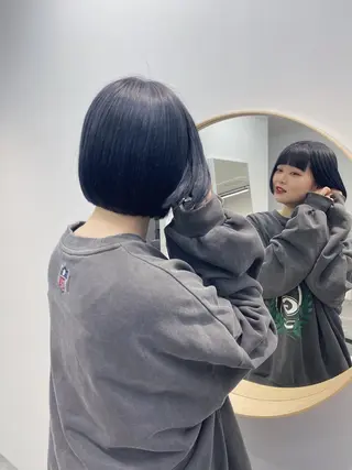 ショート カラー EMANON share salon所属・ボブ特化🍃 ANDYのヘアスタイル