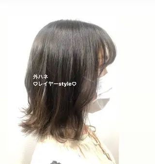 ミディアム レイヤーカット🎀 kanaのヘアスタイル
