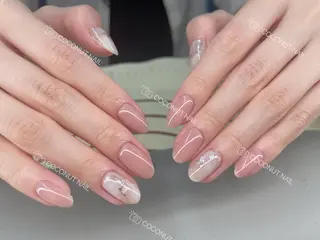 ネイル 神田 ココナッツのネイルデザイン