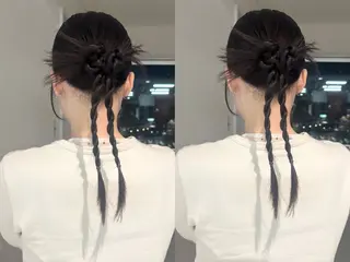 ロング ヘアアレンジ Fuka🫧 ボブモデル募集中のヘアスタイル