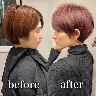 ショート カラー 【似合わせ美容師】 しゅんのヘアスタイル