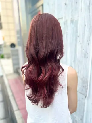 ロング 山崎 まな🦋🫧のヘアスタイル