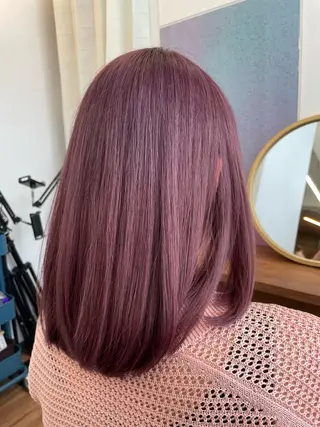 カラー 中川 紗希のヘアスタイル