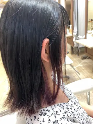 カラー 吉元 結衣佳のヘアスタイル