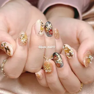 ネイル junna のぞいてねのネイルデザイン