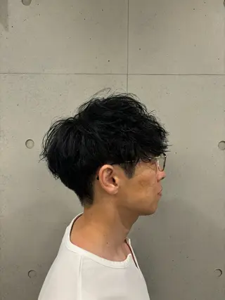 ショート パーマ メンズ メンズサロン/戸塚駅 東口3分/冨田大輝のヘアスタイル