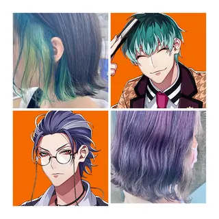 ショート カラー GARU-ガル-所属・TSUNO🦖 派手髪/オタク美容師のヘアスタイル