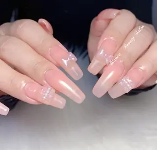 ネイル 星みこと 長さ出し得意のネイルデザイン