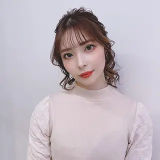 ミディアム サロウィン新宿三丁目East所属・💕冬モテ×上品色気 モテヘア💕山田航介のヘアスタイル