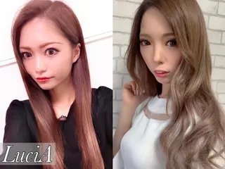 ロング カラー ヘアアレンジ LuciA/エクステ カラーのヘアスタイル