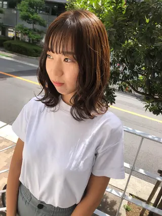 ミディアム メンズ特化美容師 ハスイルイのヘアスタイル