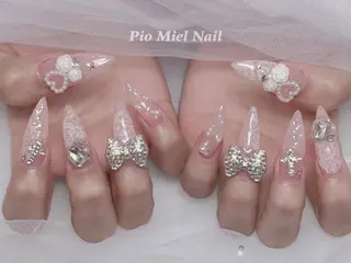 ネイル HANA 長さだしのネイルデザイン