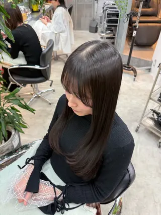 ロング 乾かすだけでまとまる /髪質改善西村涼太のヘアスタイル