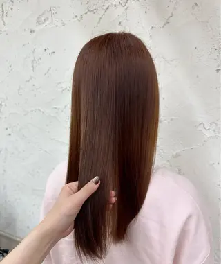 セミロング カラー 柔らかい透明感カラー 🎀クルミ🎀のヘアスタイル