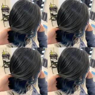 ミディアム カラー ヘアアレンジ 🦋韓国ヘア 坂本 菜摘🦋のヘアスタイル