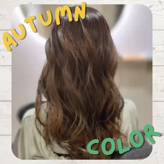 セミロング カラー GR 髪質改善トリートメント×ヘッドスパ【ジーアール】所属・🌺中村🌺毎日楽し くなる髪をご提案✨のヘアスタイル