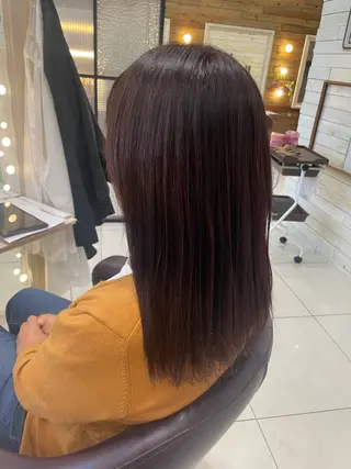 ミディアム 透明感color吉田 沙羅のヘアスタイル