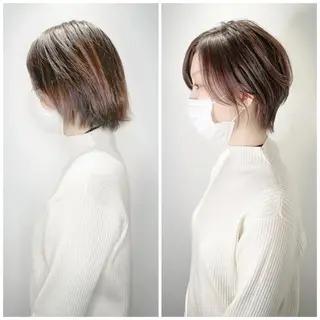 ショート シンプル+αな デザインを 松崎陸のヘアスタイル