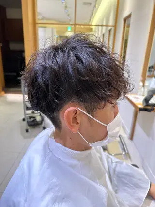 パーマ メンズ 中島 愛のヘアスタイル