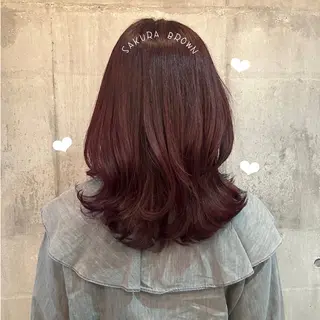 ロング カラー ARIA TOTAL BEAUTY所属・天使の輪໒꒱⋆ﾟ 量産中🎀のヘアスタイル