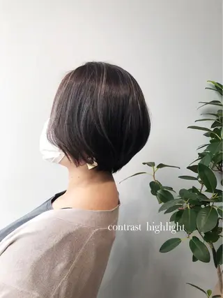 ショート 岸川 恭子のヘアスタイル