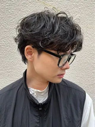 メンズ メンズカット パーマ飯野友喜のヘアスタイル