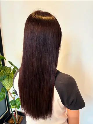 ロング 田中 希のヘアスタイル