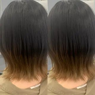 ミディアム ブリーチ無しカラー✨ 美鈴のヘアスタイル