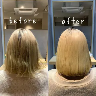 ミディアム ✨髪質改善　美髪✨ 縮毛　井上 大誠のヘアスタイル