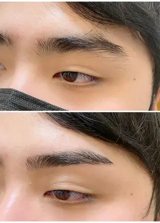 メンズ アイブロウ シルエット博多マルイ所属・komori .のマツエク・マツパデザイン