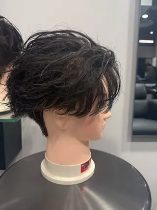 パーマ メンズ ⭐️曲がる縮毛矯正 パーマモデル募集中のヘアスタイル