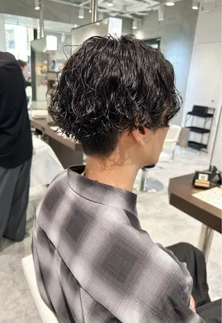 パーマ メンズ Ash 武蔵新城店のヘアスタイル