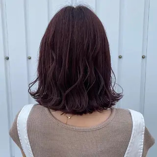 ショート カラー 婦中／メンズ/パーマ カラー/縮毛/波巻きのヘアスタイル