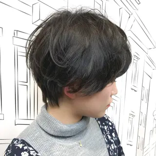 ショート レイヤー⭐️カラー ⭐️平川雅史のヘアスタイル
