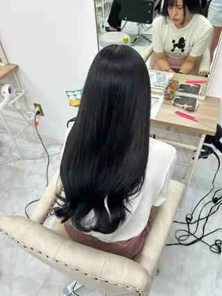 ロング カラー 🥀YUIHA🥀 テザインカラー♥のヘアスタイル